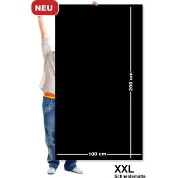 Řezací podložka Řezací podložka 120x90 cm, černo/černá, jednostranná, tloušťka 3 mm