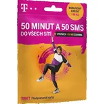 T-Mobile SIM Twist 100 Kč 50 min a 50…