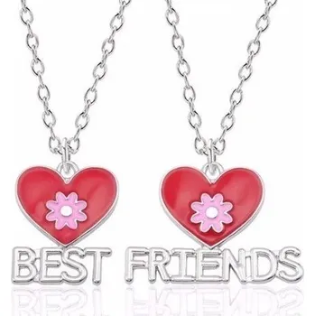 Náhrdelník Přívěskynakrk.cz Náhrdelník BEST FRIENDS srdíčka