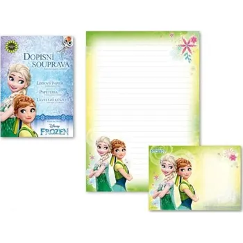 Dopisní papír barevný LUX 5+10 Disney (Frozen 2)