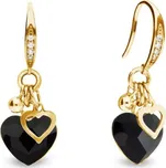 Náušnice černé se Swarovski Elements Bliss KWCGMIX2808J Jet