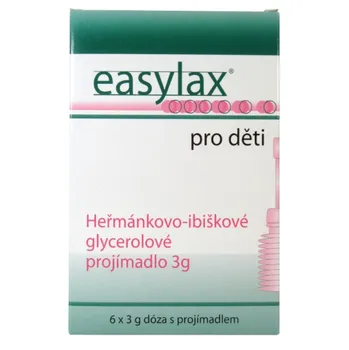 Přírodní produkt Easylax Glycerolové projímadlo