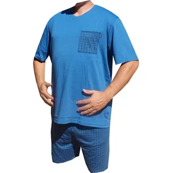 Pánské pyžamo xcena Pánské bavlněné pyžamo s krátkou nohavicí Velikost: XL