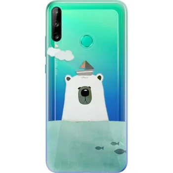 Pouzdro na mobilní telefon Odolné silikonové pouzdro iSaprio - Bear With Boat - Huawei P40 Lite E