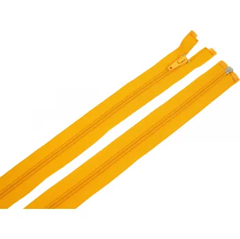 Zip Zdrhovadlo zip plastový 40cm dělitelný šíře 6mm oranžová