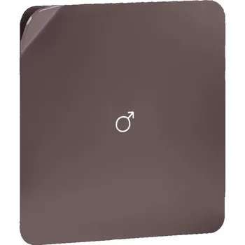 Držák na ručník Skříňka do koupelny BYLINE ManBox 308.511.02, hnědá