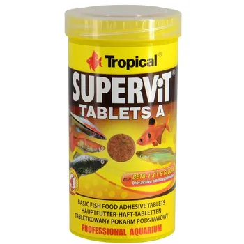 Krmivo pro rybičky Tropical SuperVit Tablets A 250 ml