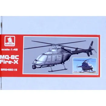 Plastikový model Brengun 1/48 MQ-8C Fire-X (resin kit)
