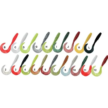 Umělá nástraha ICE FISH Twister MONSTER 20cm 3ks Barva: 4 Získejte slevu -5% za registraci v e-shopu