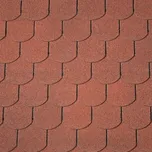 Asfaltový šindel PRECIT bobrovka červený balení 2 m²