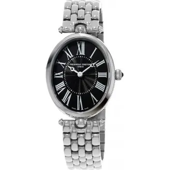 Hodinky FREDERIQUE CONSTANT - Classique Art Deco Oval Black St.Steel - Dámské hodinky