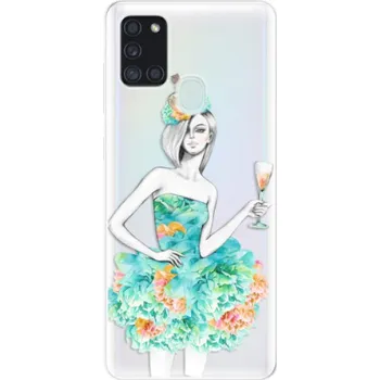 Pouzdro na mobilní telefon Odolné silikonové pouzdro iSaprio - Queen of Parties - Samsung Galaxy A21s