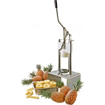 Kráječ zeleniny Loupač a kráječ ananasu profesionální 2v1 s podstavcem, kalibrace 102mm