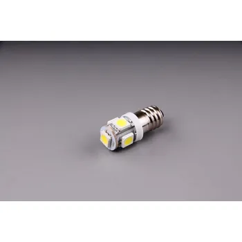Autožárovka Žárovka LED 12V 5W E10 čirá 5xLED 5050