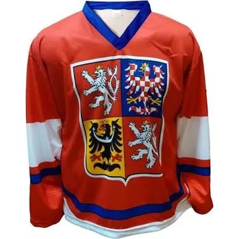 Hokejový dres Česká republika červený, XXXL