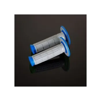 grip Mx Gripy RENTHAL Dual Tapered Diamond Waffle Grey Blue