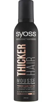Stylingový přípravek Syoss Thicker Hair Mousse tužidlo na vlasy 250 ml