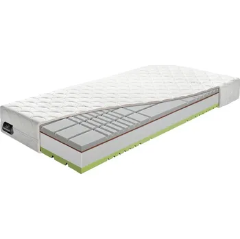 Matrace BENAB AUSTIN vysoká matrace s paměťovou pěnou a kokosem 120x200 cm Potah Medicott Silver 3D