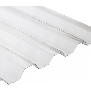 Průsvitná krytina Gutta Trapézová PVC deska čirá 900 x 2000 x 0,8 mm