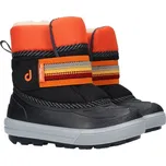 Dětské zimní sněhule DEMAR Crazy 1508 B černooranžové Velikost 22-23