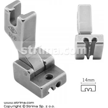 Příslušenství k šicímu stroji Patka na skrytý zip S518