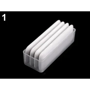 Krejčovská křída sada 4 ks v krabičce - 1 bílá mléčná