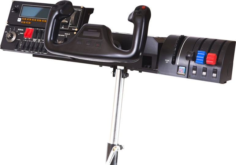 foto Herní kokpit Wheel Stand Pro for Logitech G Saitek Pro Flight Yoke System Deluxe V2
