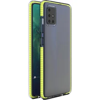Pouzdro na mobilní telefon Beweare TPU Spring ultratenký kryt na Xiaomi Redmi Note 9s / Note 9 Pro - žlutý
