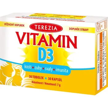 Terezia Company Vitamin D3 25 mcg, 30 cps.