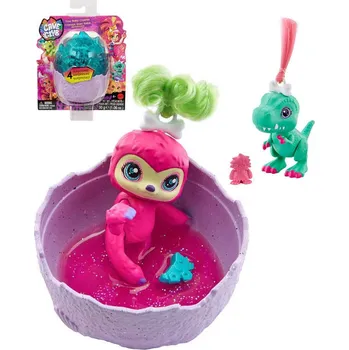 Panenka MATTEL Cave Club dino zvířátko herní set se slizem a doplňky 4 překvapení plast