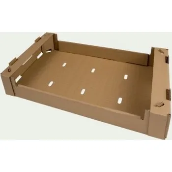 Krabice na pečivo Bio produkty Papírová přepravka odnosová 50x28x9cm (cena za 20ks)