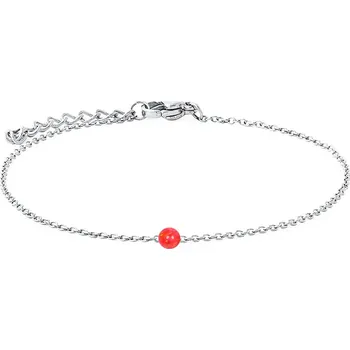 Náhrdelník NUBIS® Ocelový náramek s opálem - kulička 5 mm - NBP74-OP25