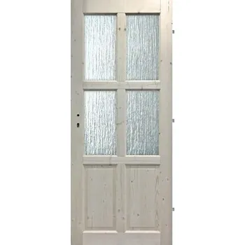 Interiérové dveře Interiérové dveře z masivu 4S2K smrk 80P