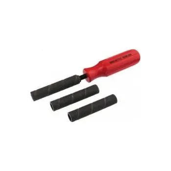 Sada nářadí INOVATIVE RED HANDLED SANDING TOOL nástroj na vyhlazení otvorů palce velikost 1/2 " brusné ruličk