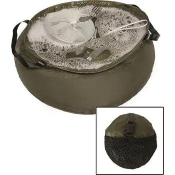 MIL-TEC Mycí nádoba skládací 10 l zelená