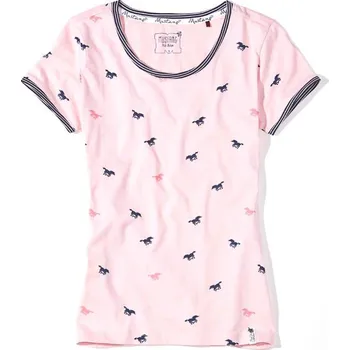 Dámské tričko MUSTANG Dámské růžové tričko Lorena M 6157_2102_720