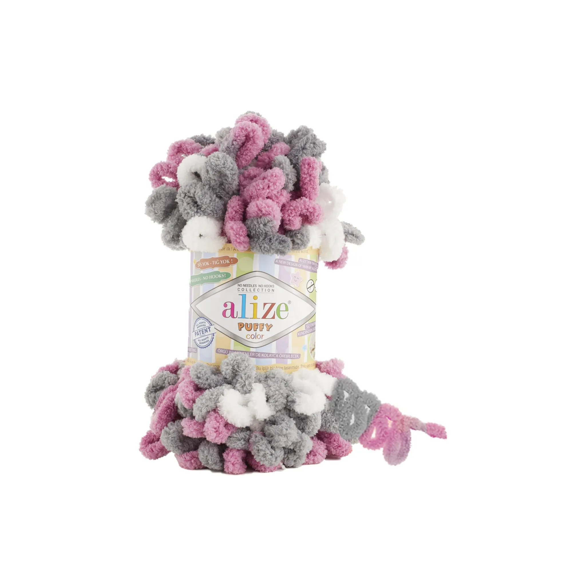 Fotografie 1 - Příze Alize Puffy Color 6070