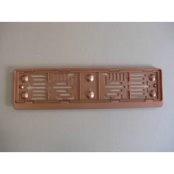 Držák SPZ Plastová podložka pod SPZ barva zlatá