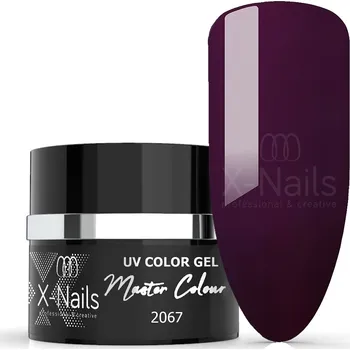 X-NAILS bezvýpotkový UV/LED gel Master Line, 5 ml - ROYAL RUBY (Quick UV/LED gel na gelové nehty, bez výpotku)