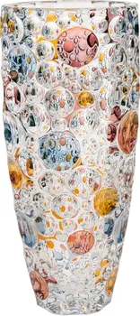 Váza Bohemia Jihlava Lisboa barevná 35 cm