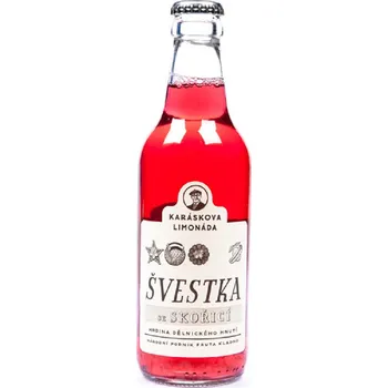 Limonáda Kalabria Karáskova limonáda Švestka se skořicí 0,33 l