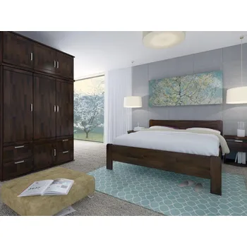 Postel Buková manželská postel KARIN zvýšená HP163B