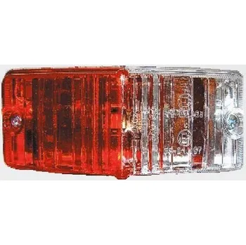 Přídavný světlomet Světlo obrysové červeno-bílé 105 x 46 mm