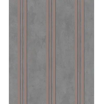 Tapeta Vliesová tapeta šedá, zlato-růžová, pruhy 32637 / Tapety na zeď City Glam (0,53 x 10,05 m) Marburg