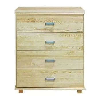Komoda Komoda se zásuvkami - Prádelník Mango MA-012, msiv borovice