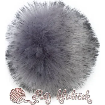 Příze Bambule z Ráje A45 - modrošedá, tmavší konce