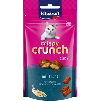 Pamlsek pro kočku Vitakraft Crispy Crunch losos 60g