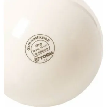 Gymnastický míč Gymnastický míč Togu bílý Průměr míče: 19 cm