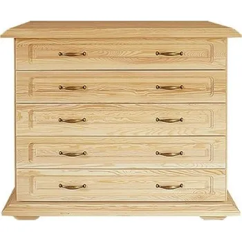 Komoda Stylová zásuvková komoda Venezia velká VZ-021, masiv borovice