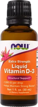 Now Foods Tekutý vitamin D3 1000 IU 30 ml